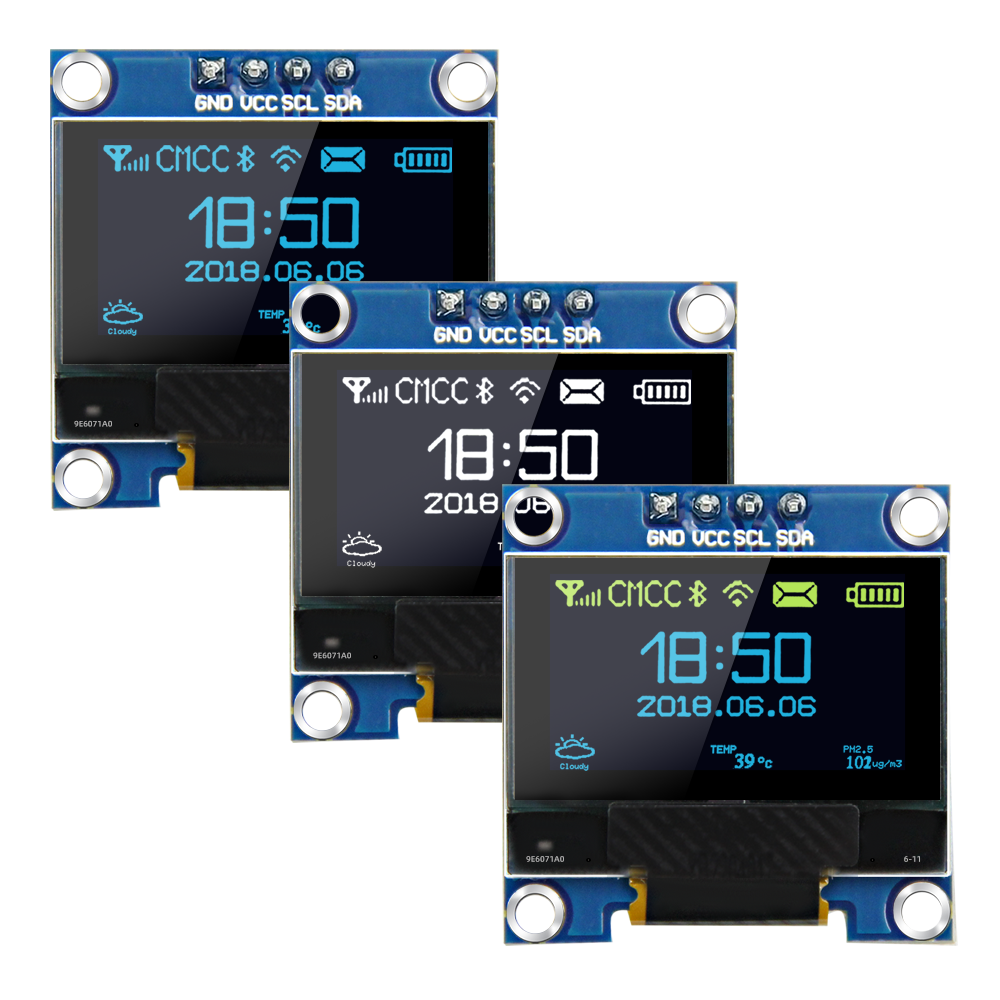 Ssd1306 - 0,96-дюймовый модуль OLED-дисплея SSD1306 I2C IIC