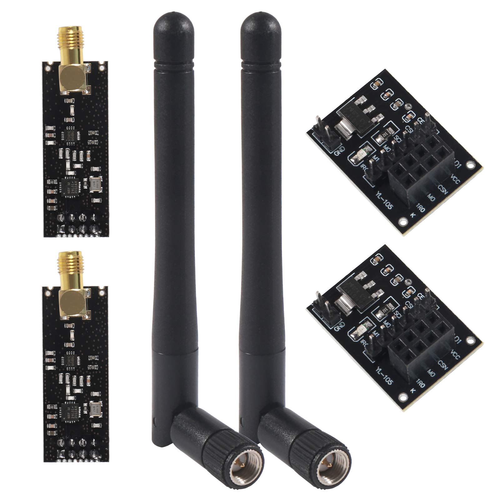 Nrf24L01 - Беспроводной радиомодуль NRF24L01+PA+LNA с антенной SMA,