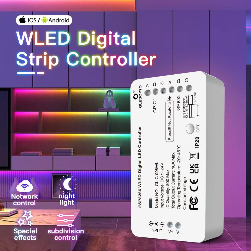 Ws2812B Strip 5V - 5 В-24 В WLED RGB RGBW