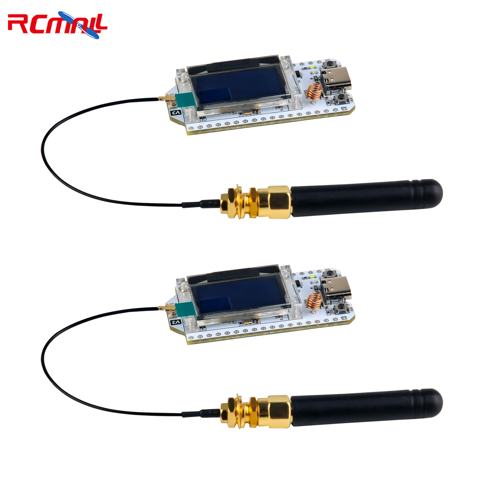 2 комплекта LoRa32 V3 868 МГц  – обзор и цена Oled Display 0.96