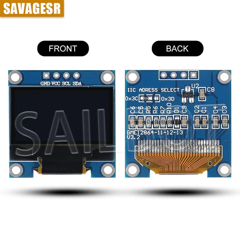 1-10 шт. 0,96-дюймовый модуль  – обзор и цена Oled Display 0.96