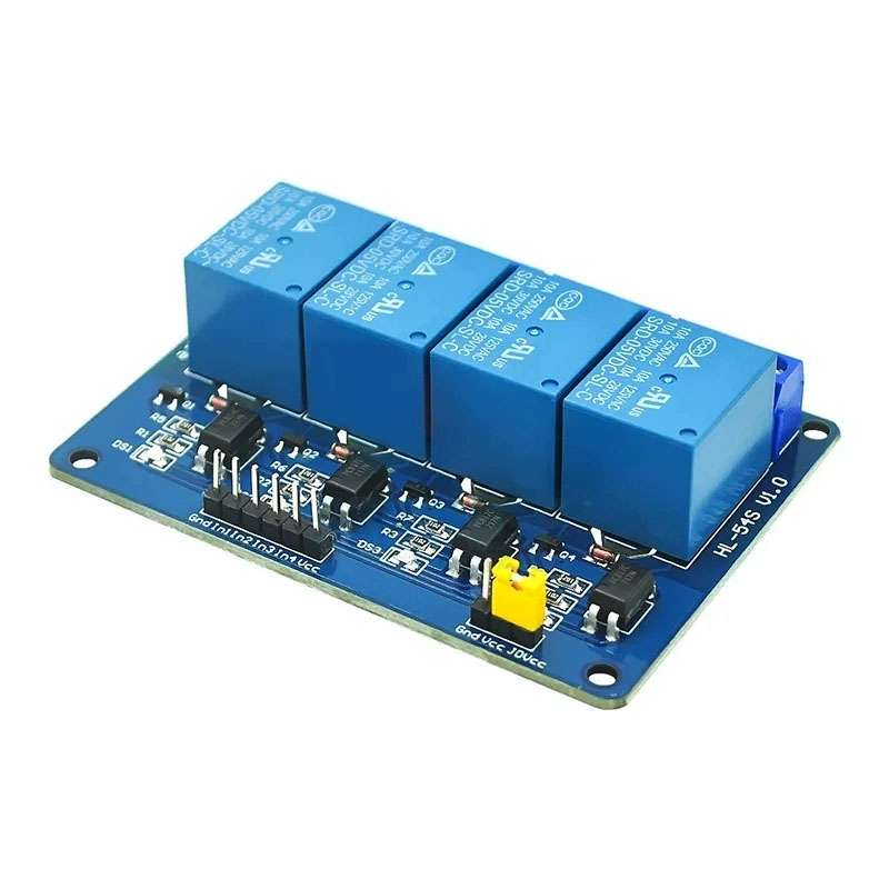 5В 1 2 4 6 8-канальный релейны – обзор и цена Relay Module 4 Channel