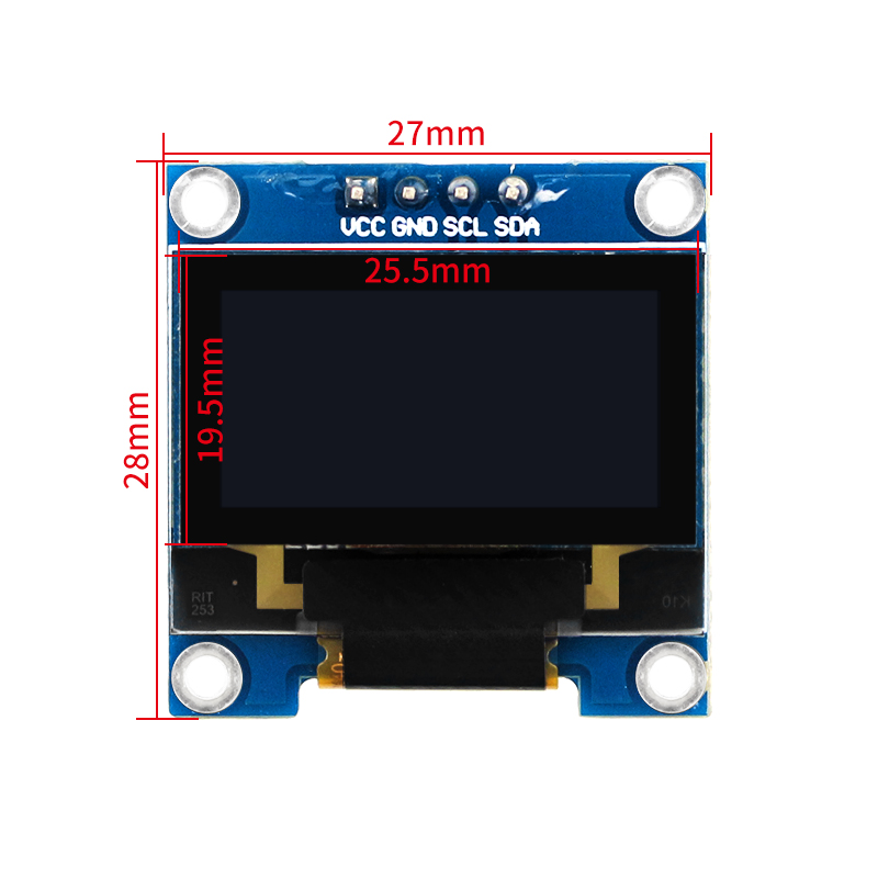0,96-дюймовый OLED SSD1306 I2C – обзор и цена Ssd1306