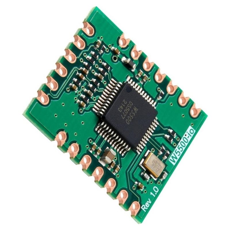 Модуль Ethernet AB42-W5500-Io  – обзор и цена Ethernet W5500