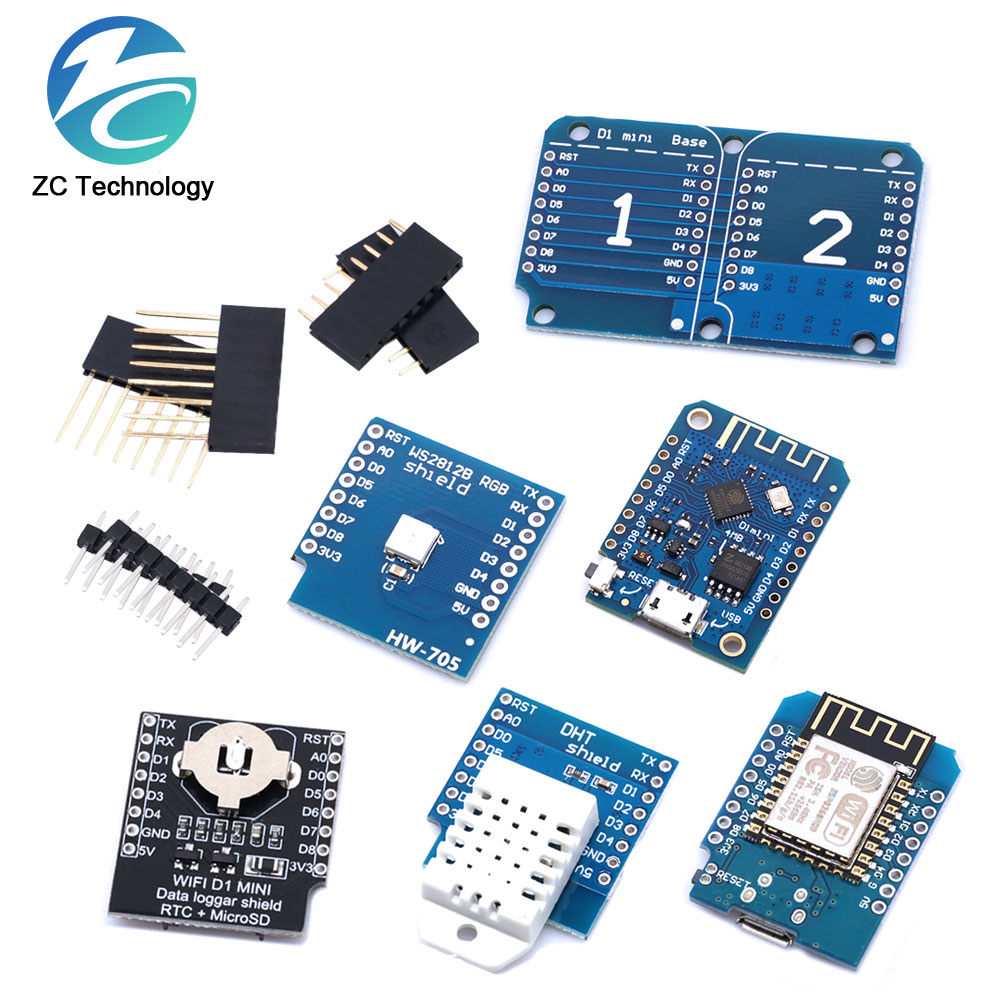 D1 Mini ESP8266 ESP-12F CH340G – обзор и цена Dht22