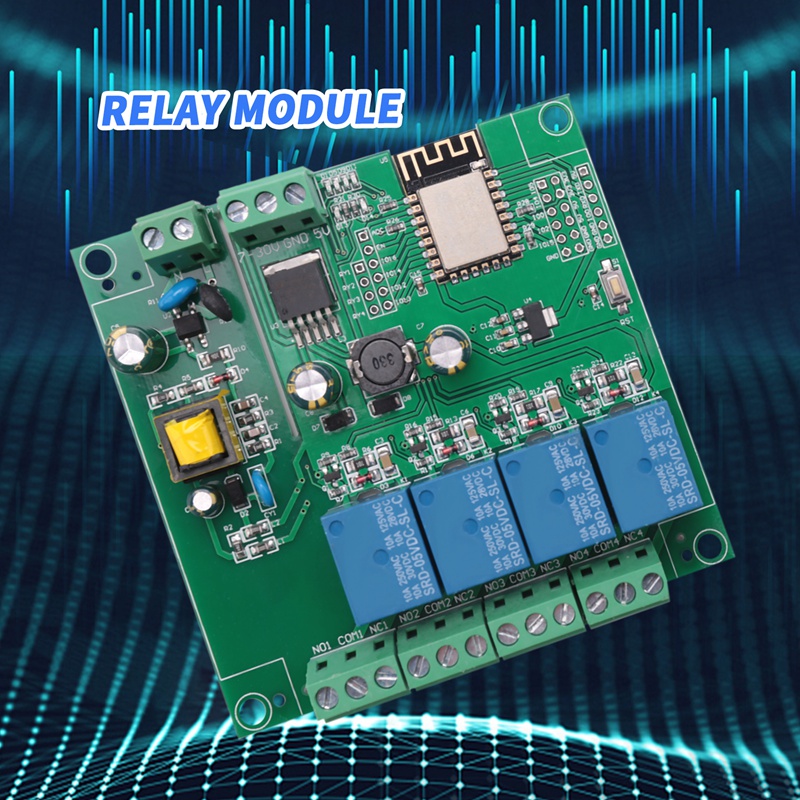 Беспроводной Wi-Fi модуль реле – обзор и цена Relay Module 4 Channel