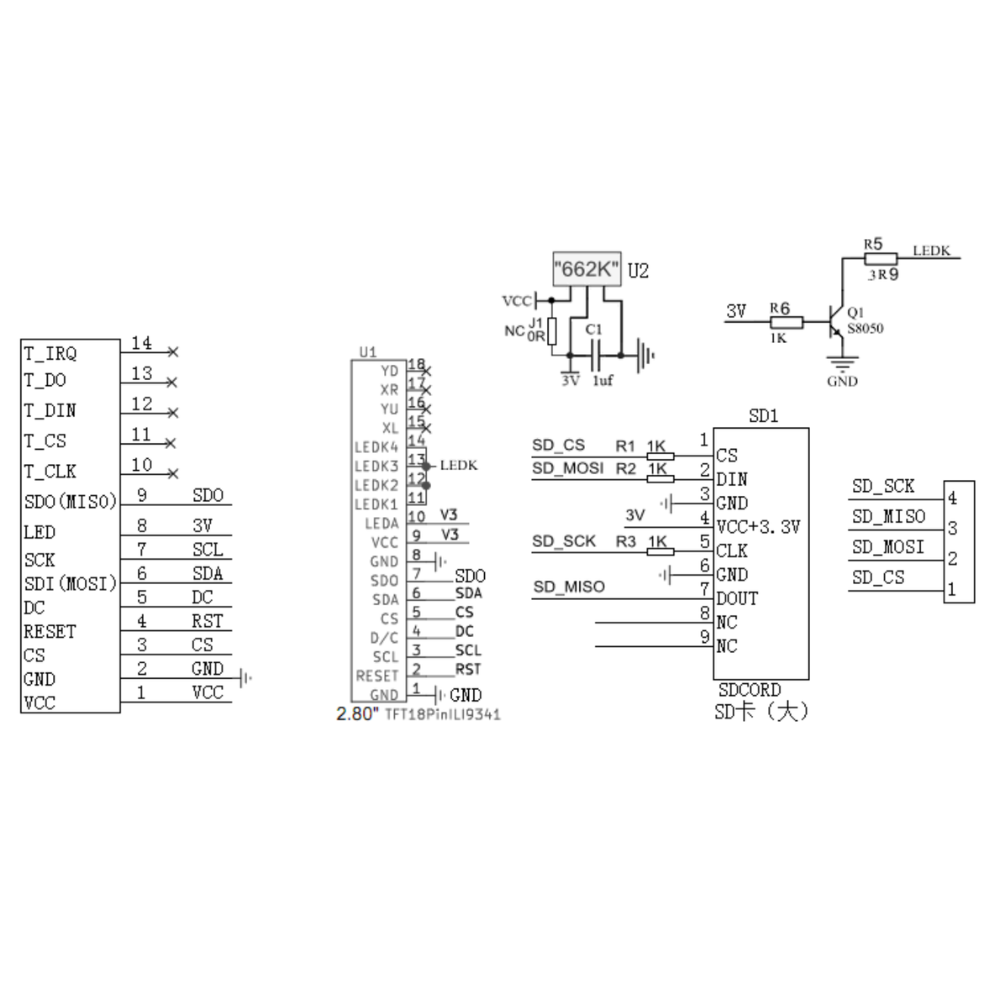 2,8-дюймовый TFT LCD дисплейны – обзор и цена Ili9341